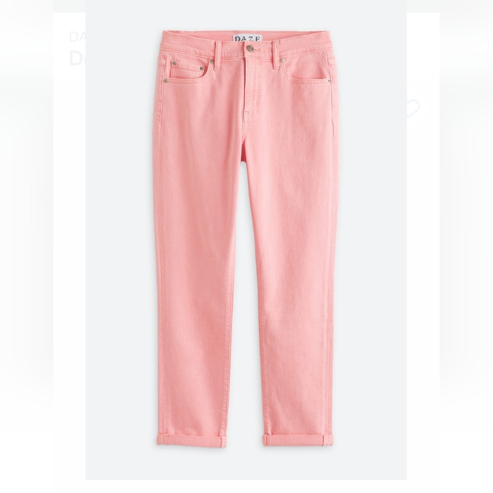 DAZE Pink Cropped Women's Jeans